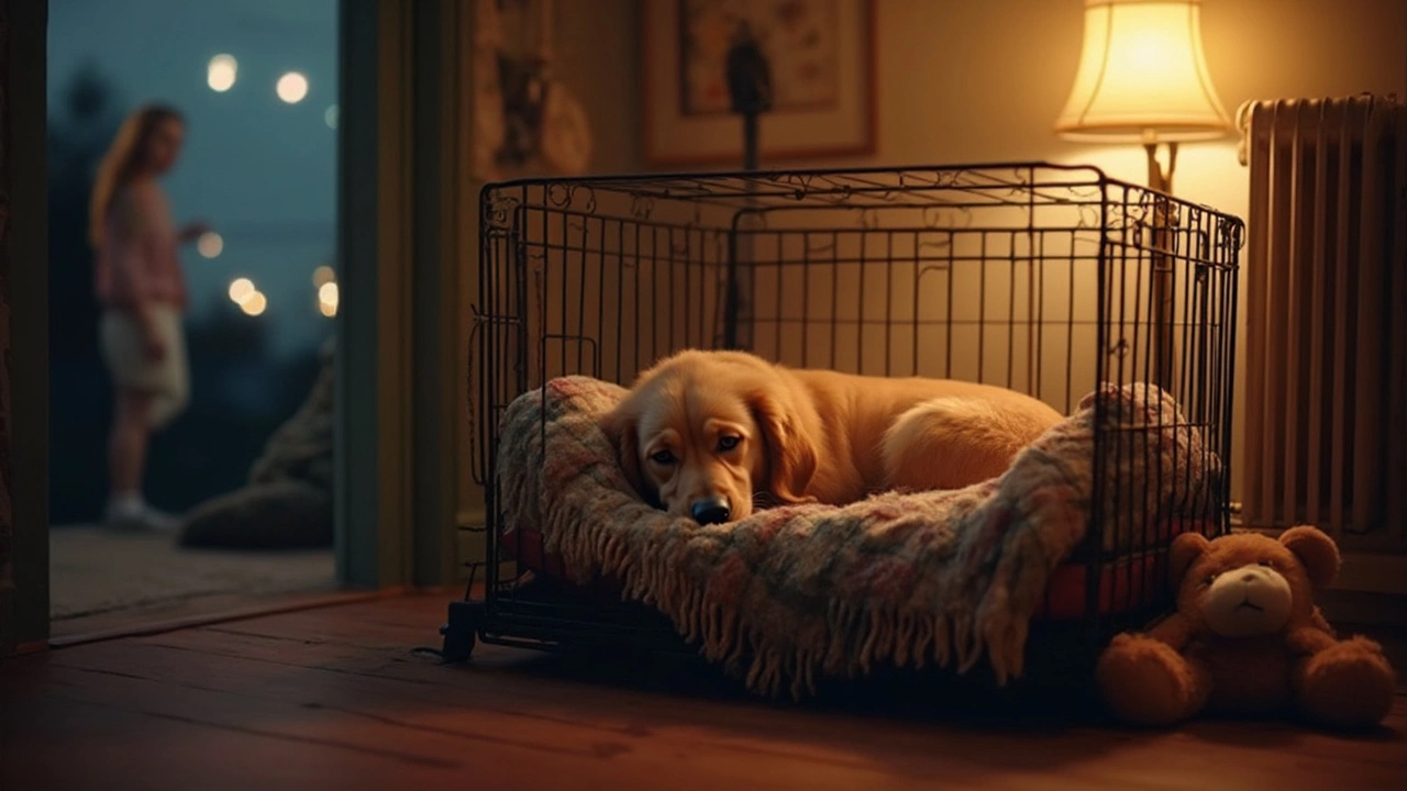 Can an 8 Week Old Puppy Stay in a Crate All Night?