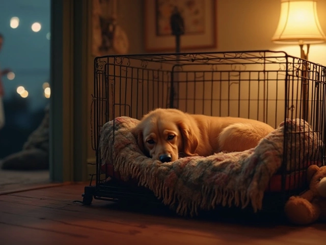 Can an 8 Week Old Puppy Stay in a Crate All Night?