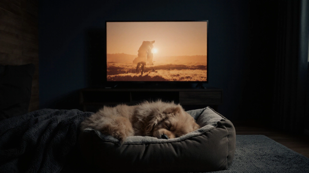 Should You Leave the TV On at Night for Your Puppy?