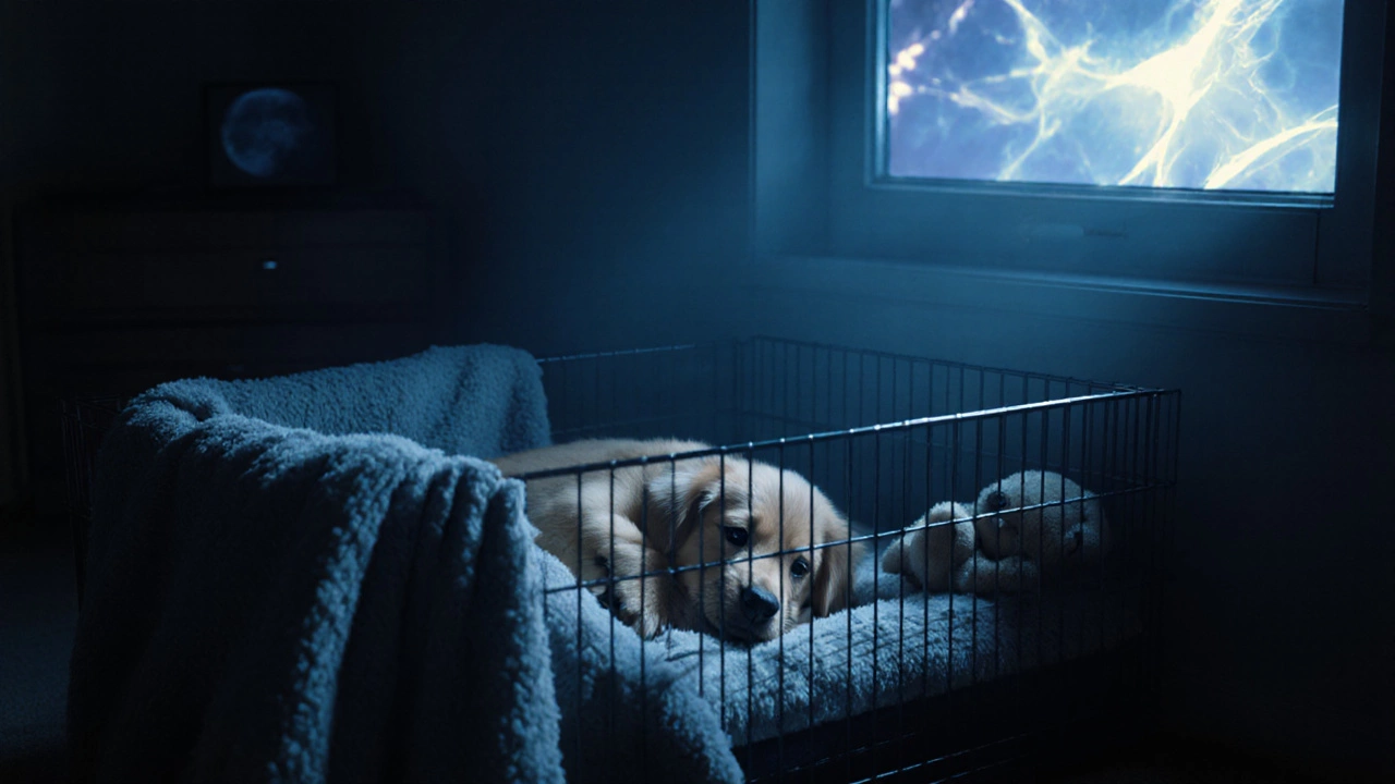 Should You Leave the TV On for Your Puppy at Night?
