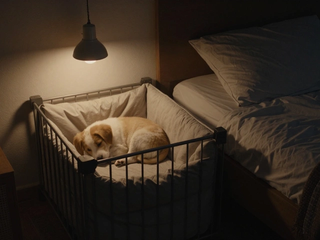 What Is a Good Bedtime for an 8-Week-Old Puppy?