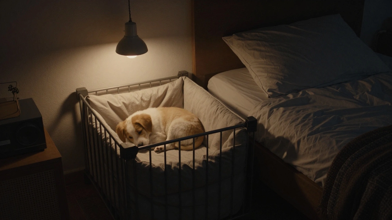 What Is a Good Bedtime for an 8-Week-Old Puppy?