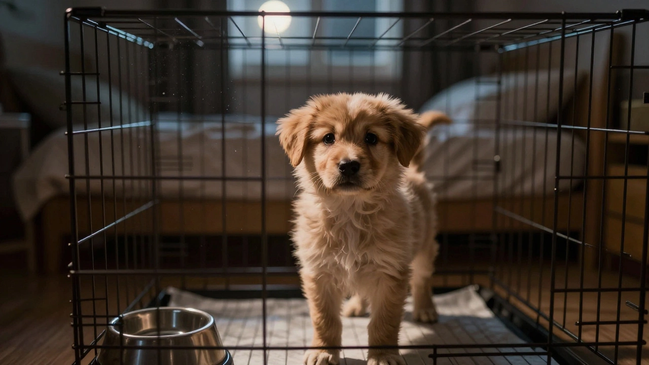 Should I Put a Water Bowl in My Puppy's Crate at Night? The Safe Guide
