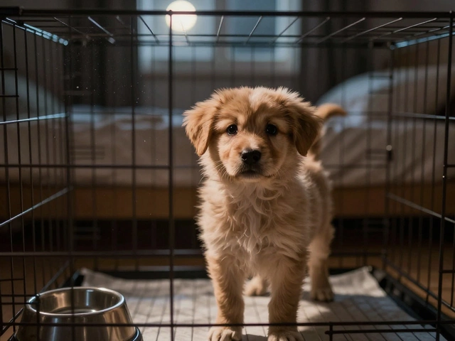 Should I Put a Water Bowl in My Puppy's Crate at Night? The Safe Guide