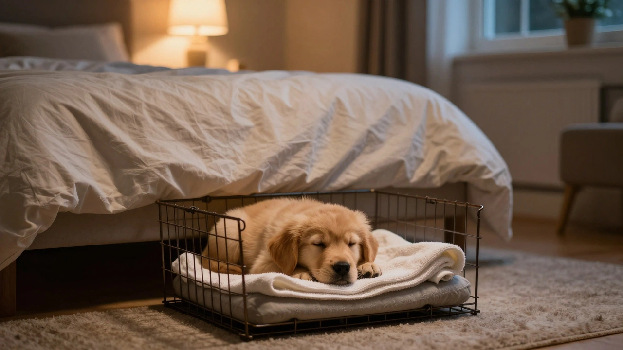 Where to Put Your 8-Week-Old Puppy at Night: Sleep Setup Guide